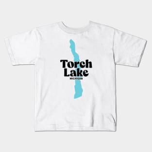 torch lake Michigan Kids T-Shirt